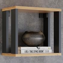 Nicho Industrial 100% Mdf Freijó/Preto Fosco F27 - Pradel Nicho Industrial 100% Mdf Freijó/Preto Fosco F27 - Pradel