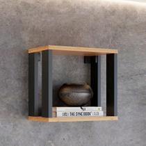 Nicho Industrial 30cm MDF para Livros e Home Office