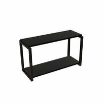 Nicho Industrial com 2 Prateleiras Brasforma - 60x20cm - Preto Nicho Industrial com 2 Prateleiras Brasforma - 60x20cm - Preto