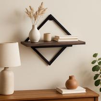 Nicho Industrial Decorativo Quarto Prateleira de Ferro