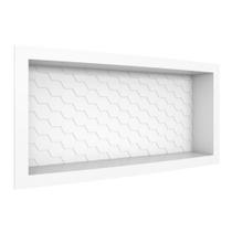 Nicho Injetado em Plástico 60x27 Jussara Branco