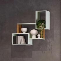 Nicho Lanes 100% MDF Off White e Freijó