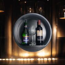 Nicho Madeira Laqueado Pu Premium Fosco 42 Cm Diversas Cores