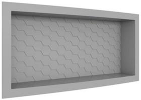 Nicho Max Em Plástico Injetado Cinza 60X30 Cozimax Nicho Max Em Plástico Injetado Cinza 60X30 Cozimax