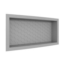 Nicho Max Em Plástico Injetado Cinza 60X30 Cozimax Nicho Max Em Plástico Injetado Cinza 60X30 Cozimax