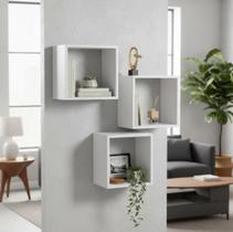 Nicho MDF 20x20 com 15cm de Profundidade Organizador Sala Cozinha Banheiro Quarto Decoração Infantil Livro