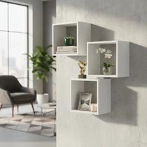 Nicho MDF 30x30 com 15cm de Profundidade Decoração Sala Banheiro Cozinha Quarto Bebê Infantil Livro Organizador