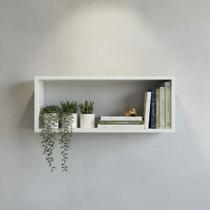 Nicho MDF Retangular 50x25 15cm de Profundidade Branco Sala Decorativo Banheiro