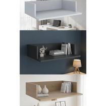 Nicho Microondas/Forno MDF Branco 60x40x11.5cm Leve