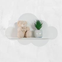 Nicho Nuvem Grande em Mdf para Quarto de Bebê Decorativo