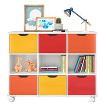 Nicho Organizador 6 Gavetas Branco Color - Qmovi Nicho Organizador 6 Gavetas Branco Color - Qmovi
