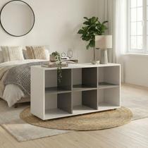 Nicho Organizador 6 Nichos Branco / Cinza Cobalto