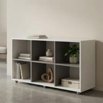 Nicho Organizador 6 Nichos Branco/Cinza Cobalto - Movelbras