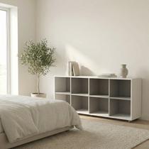 Nicho Organizador 8 Nichos Branco/Cinza Cobalto