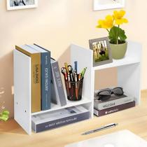 Nicho Organizador Ajustável de Mesa Escrivaninha para Escritório Porta Treco Decoração MDP Nicho Organizador Ajustável de Mesa Escrivaninha para Escritório Porta Treco Decoração MDP