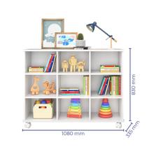 Nicho Organizador com Rodízios Q Movi Branco Nicho Organizador com Rodízios Q Movi Branco