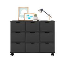 Nicho Organizador Com Rodízios Toys 9 Gavetas Q01 Pto/pto - Mpozenato Nicho Organizador Com Rodízios Toys 9 Gavetas Q01 Pto/pto - Mpozenato