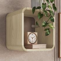 Nicho Organizador Curve Carvalho Araguaia - Completa Móveis Nicho Organizador Curve Carvalho Araguaia - Completa Móveis