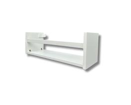 Nicho organizador de livros, MDF branco, 15mm, 50x18 Nicho organizador de livros, MDF branco, 15mm, 50x18