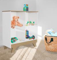 Nicho Organizador Estante Retrô Com 4 Compartimentos 2869 Para livros ou brinquedos Nicho Organizador Estante Retrô Com 4 Compartimentos 2869 Para livros ou brinquedos