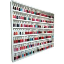 Nicho Organizador Expositor 460 Esmaltes 7 Prateleiras Mdf Branco Nicho Organizador Expositor 460 Esmaltes 7 Prateleiras Mdf Branco