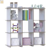Nicho Organizador Para Quarto Infantil Menina Dormitório Mdf Nicho Organizador Para Quarto Infantil Menina Dormitório Mdf