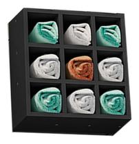 Nicho Organizador Porta Toalhas 9 Lugares 40x40x20cm - Profissional Beleza Nicho Organizador Porta Toalhas 9 Lugares 40x40x20cm - Profissional Beleza