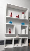Nicho Organizador Prateleira MDF para decoração kit 04 peças