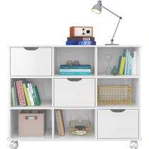 Nicho Organizador Qmovi 3 Gavetas - Branco