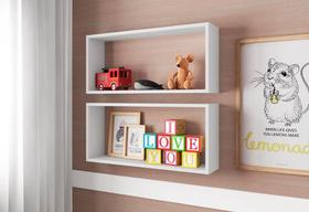 Nicho Organizador Retangular Branco