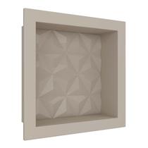 Nicho Para Banheiro 30x30 Mármore Sintético Cozimax Bege Textura