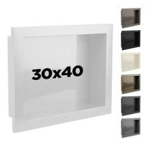 Nicho Para Banheiro Box Cozinha Embutir Parede 30x40 Metasul