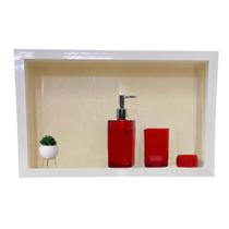 Nicho Para Banheiro de Porcelanato 40x30x10 Cm