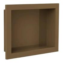 Nicho Para Banheiro E Cozinha Parede Embutir 30X40Cm Bronze