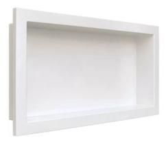 Nicho Para Banheiro Em Plástico De Engenheria 30x60 Branco