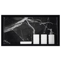 Nicho Para Banheiro Em Porcelanato Polido - (Calacata Black) Nicho Para Banheiro Em Porcelanato Polido - (Calacata Black)