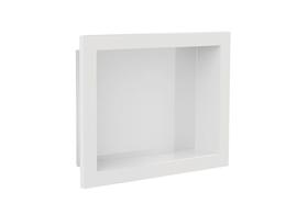 Nicho Para Banheiro Embutir Plástico Branco 30x40cm Metasul