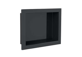 Nicho Para Banheiro Embutir Plástico Preto 30x40cm Metasul Nicho Para Banheiro Embutir Plástico Preto 30x40cm Metasul