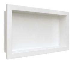 Nicho Para Banheiro Modelo Tipo Porcelanato Parede Embutir 30x60cm Branco Nicho Para Banheiro Modelo Tipo Porcelanato Parede Embutir 30x60cm Branco