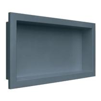 Nicho Para Banheiro Modelo Tipo Porcelanato Parede Embutir 30x60cm Grafite Nicho Para Banheiro Modelo Tipo Porcelanato Parede Embutir 30x60cm Grafite