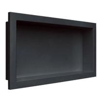 Nicho Para Banheiro Modelo Tipo Porcelanato Parede Embutir 30x60cm Preto