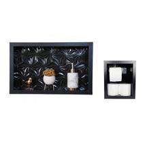 Nicho Para Banheiro + Papeleira Porcelanato/cerâmica 50x30cm