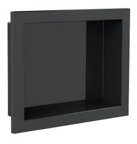 Nicho Para Banheiro Tipo Porcelanato Parede Embutir 30x40cm Preto
