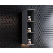 Nicho para Cozinha Aéreo Americana 20x83cm Cinza - Henn Nicho para Cozinha Aéreo Americana 20x83cm Cinza - Henn