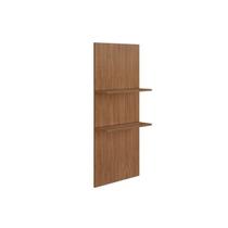 Nicho para Cozinha Painel para Bancada Greta Laranja/Freijó