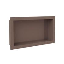 Nicho para Embutir Arquitech Plástico Alto Brilho Cappuccino 30x60cm