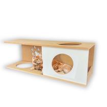 Nicho Para Gato 1pç Montado Acompanha Kit Fixação Casa para Gato Tamanho G