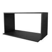 Nicho Para Micro-ondas Forno Parede Balcão Preto 38x57,5x40cm Nicho Para Micro-ondas Forno Parede Balcão Preto 38x57,5x40cm