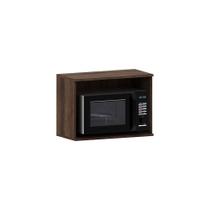 Nicho Para Microondas 60cm Luna Luciane Móveis Nogueira Dourado-cinammon