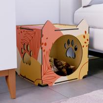 Nicho Para Pet Gato Casinha De Chão Personalizada Mdf 6mm - Decoraset